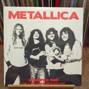 Metallica - Winnipeg '86 Canadian Broadcast Vinyl Record